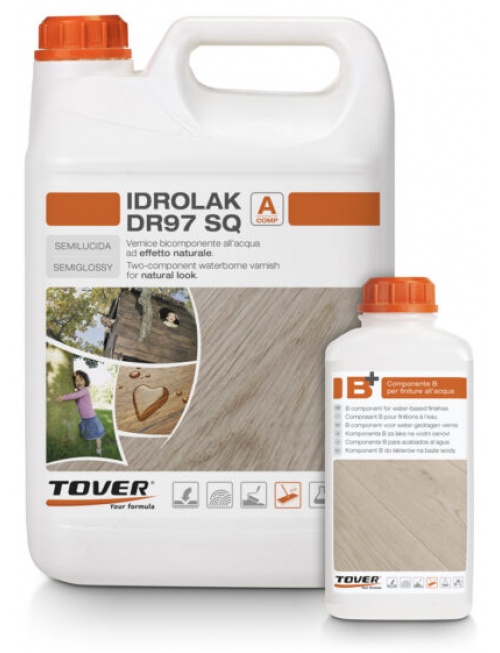 Tover Idrolak DR 97 Two Pack High Traffic Floor Lacquer